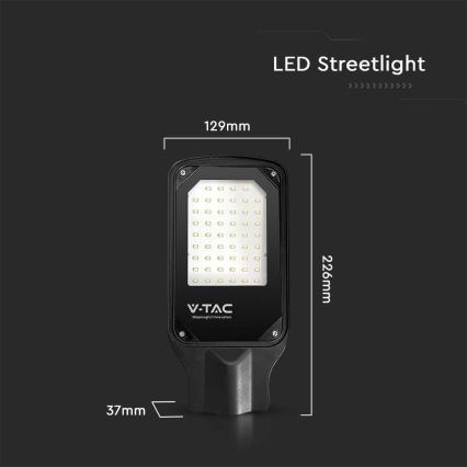 LED Street lamp LED/30W/230V 6500K IP65