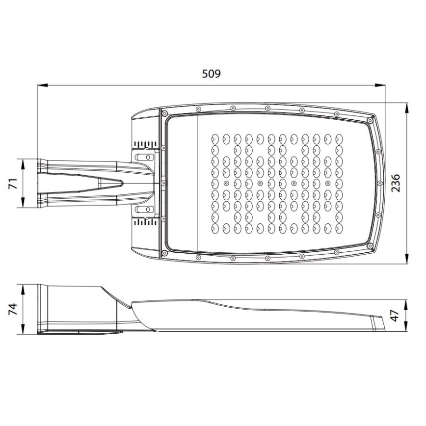 LED Street lamp NOVUM PLUS LED/100W/230V IP65