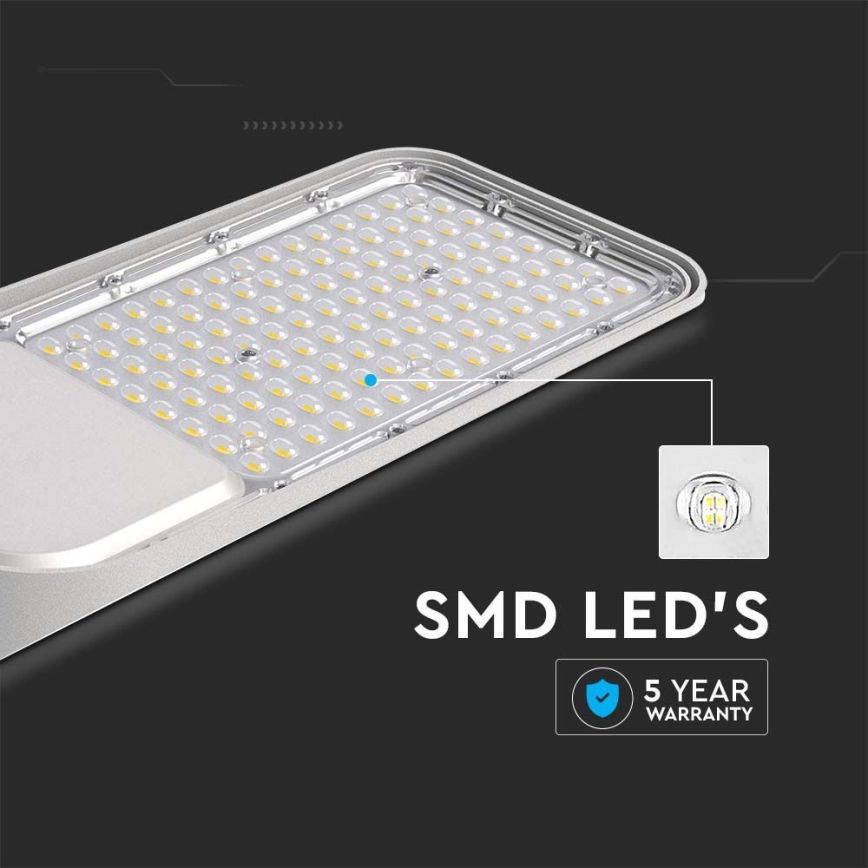 LED Street lamp SAMSUNG CHIP LED/50W/230V 4000K IP65 grey