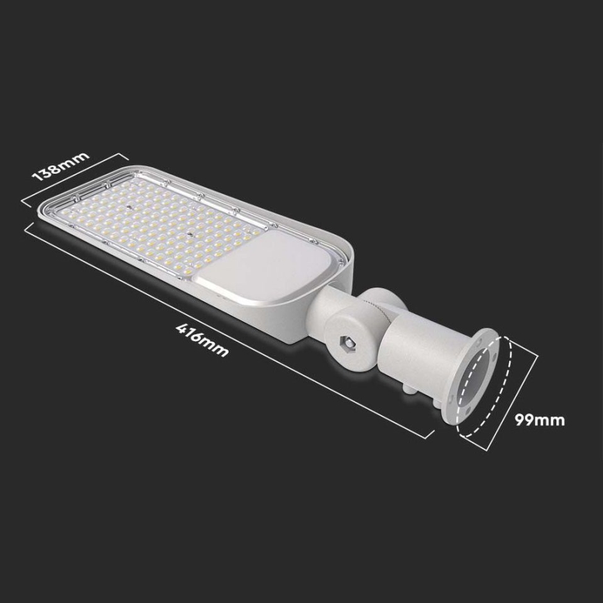LED Street lamp with a sensor SAMSUNG CHIP LED/30W/230V 6500K IP65