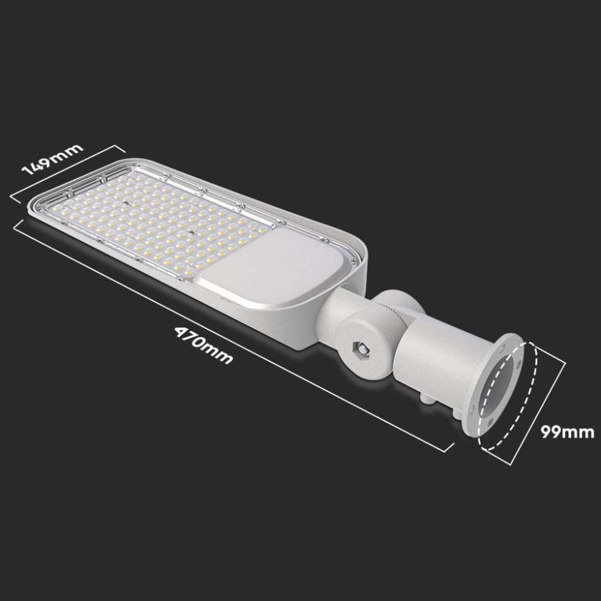 LED Street lamp with a sensor SAMSUNG CHIP LED/50W/230V 6500K IP65