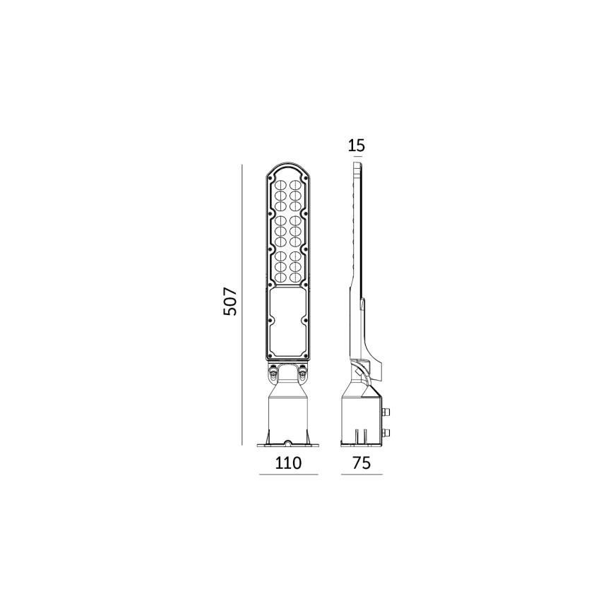 LED Street lamp with dusk sensor CYOTO LED/50W/230V IP65 4000K