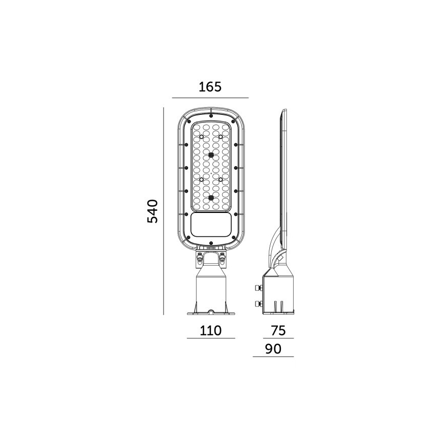 LED Street Light BRELUXO LED/150W/230V 4000K IP65