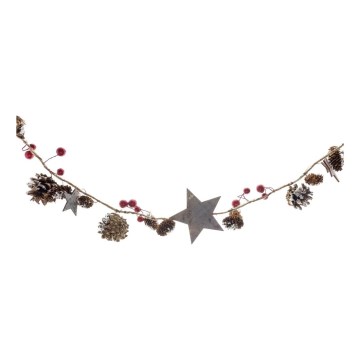 LED string 10xLED/3xAA 2,5m warm white