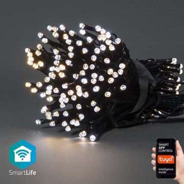 LED string lights 100 LEDs / 8 modes, 15 m, IP65, Tuya Wi-Fi