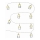 LED string lights 10x LED / 2x AA, 1.8 m, warm white