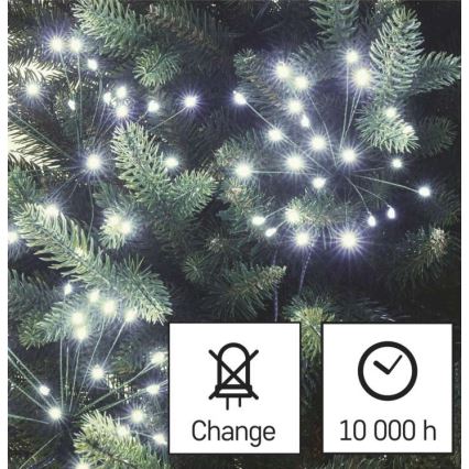 LED string lights 150 LEDs / 5.35 m, cool white