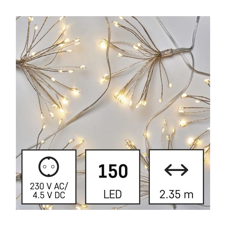 LED  string lights 150xLED/5,35m warm white