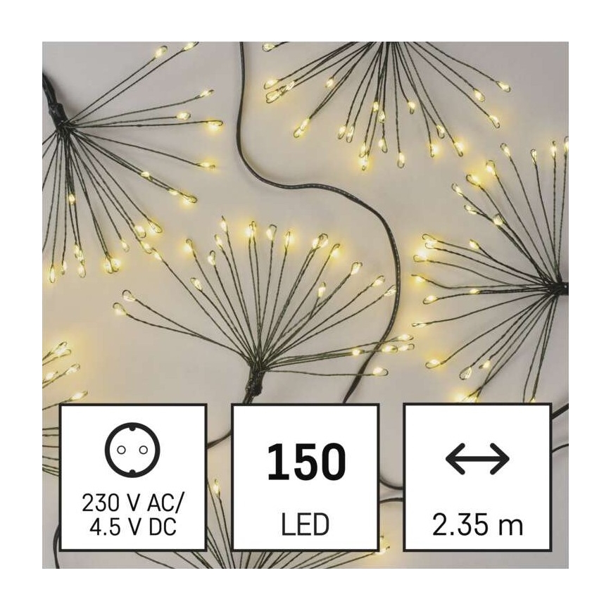 LED  string lights 150xLED/5,35m warm white