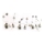 LED string lights, 20 LEDs, battery-powered (2x AA), 2.2 m, warm white