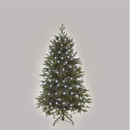 LED string lights 200 LEDs / 8 functions, 20 m, IP44, cool white