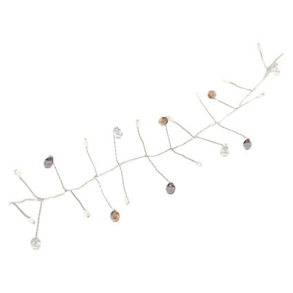 LED string lights 40 LEDs / 3×AA, 1.5 m, warm white