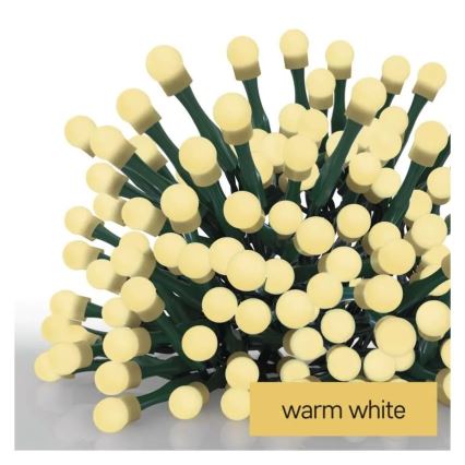 LED string lights 480 LEDs / 8 functions, 53 m, IP44, warm white
