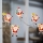 LED string lights with suction cups 6xLED/2xAA 1.2 m warm white Santa