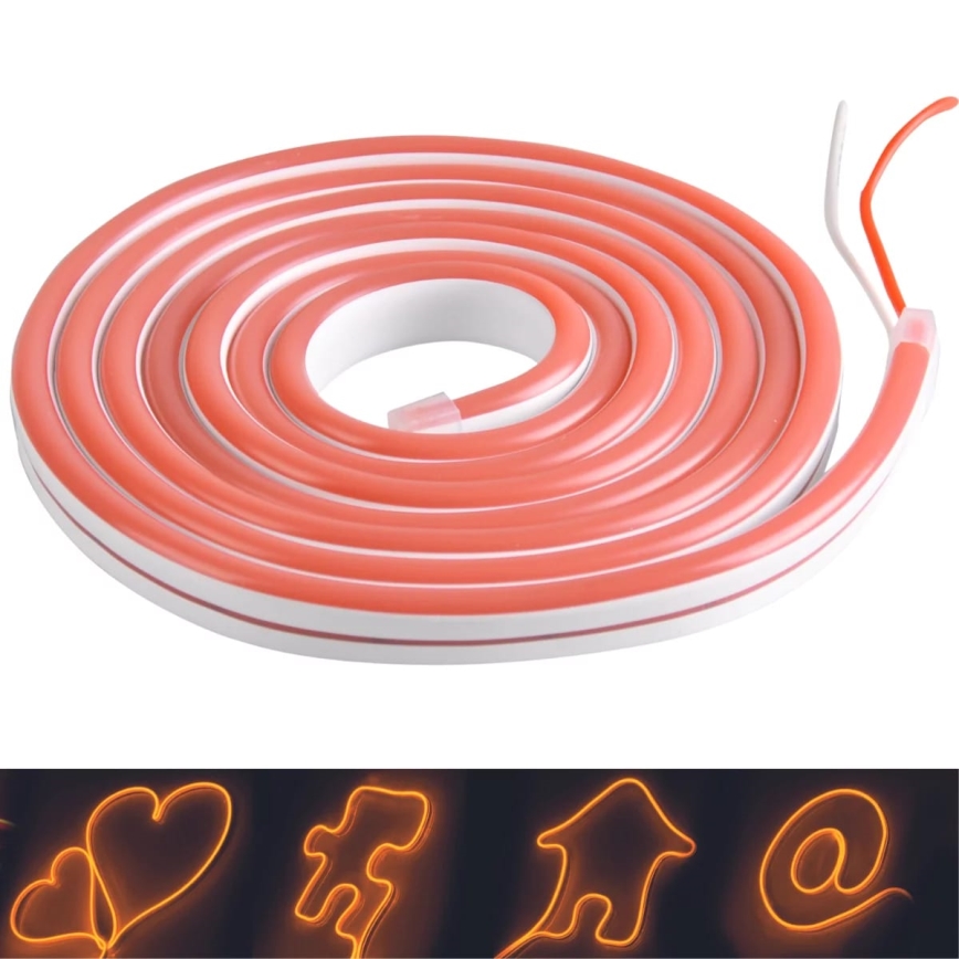 LED Strip NEON 2 m LED/17W/12V IP65 orange
