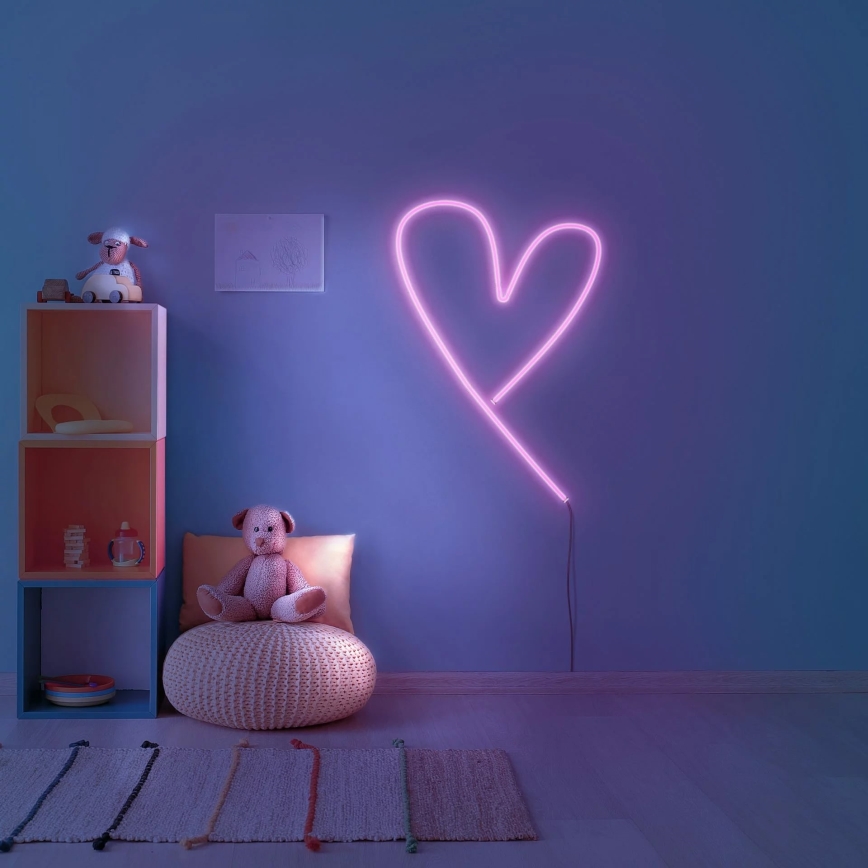 LED Strip NEON 2 m LED/17W/12V IP65 pink