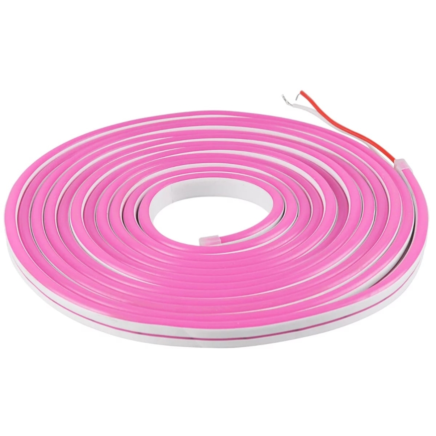 LED Strip NEON 5m LED/40W/24V pink IP65