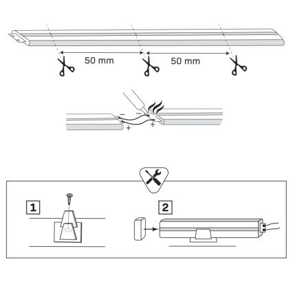LED Strip NEON 5m LED/48W/24V 4000K IP65