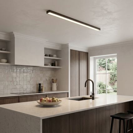 LED Surface-mounted/cable-hung pendant LED/44W/230V 4000K 120 cm black