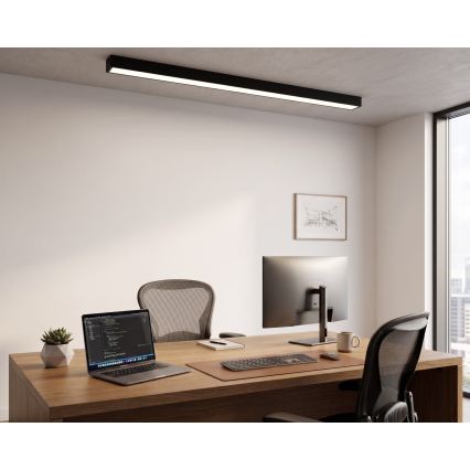 LED Surface-mounted/cable-hung pendant LED/44W/230V 4000K 120 cm black