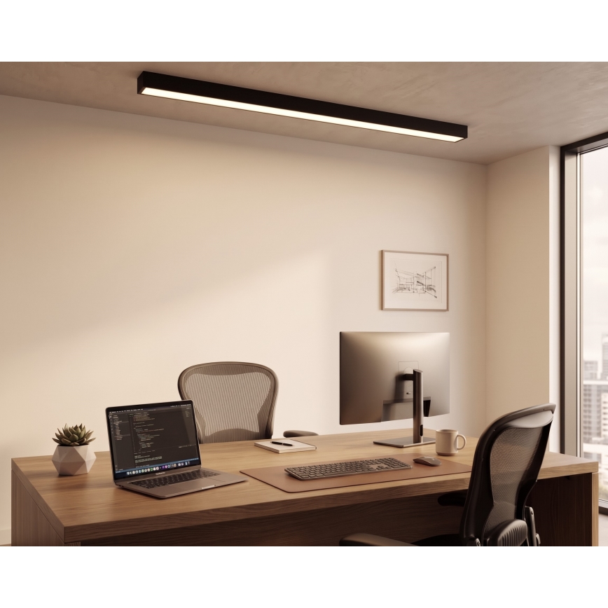 LED Surface-mounted / cable pendant LED/44W/230V 3000K 120 cm black