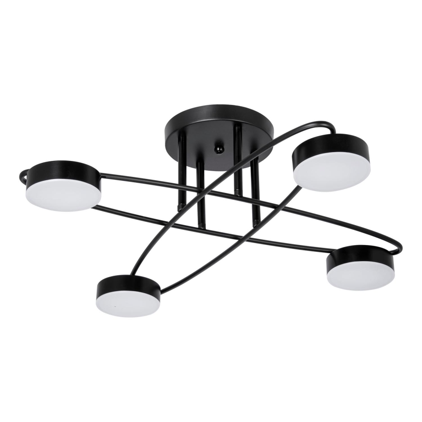 LED Surface-mounted chandelier 4xLED/7W/230V 3000-6000K d. 60 cm black