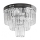 LED Surface-mounted chandelier 5xE27/60W/230V + 4xLED/3W/230V