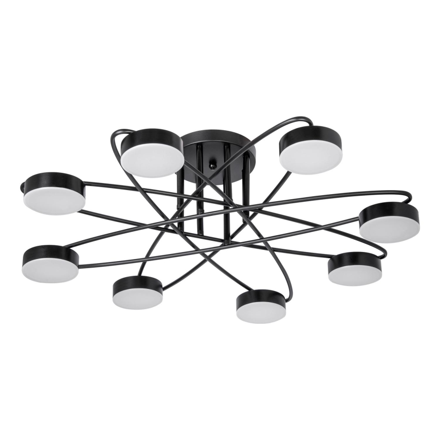 LED Surface-mounted chandelier 8xLED/7W/230V 3000-6000K d. 70 cm black