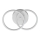 LED Surface-mounted chandelier BARI LED/20W/230V white