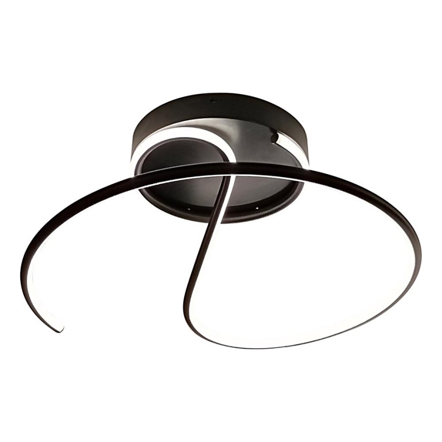 LED Surface-mounted chandelier DELTA LED/30W/230V black