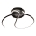 LED Surface-mounted chandelier DELTA LED/30W/230V black