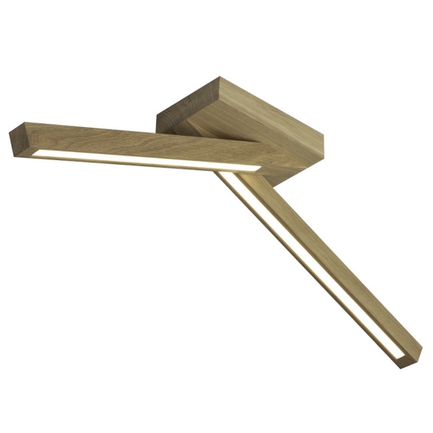 LED Surface-mounted chandelier LINUS 2xLED/4,5W/230V matte oak