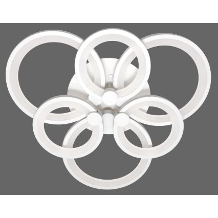 LED Dimmable surface-mounted chandelier SIENA LED/72W/230V white + remote control