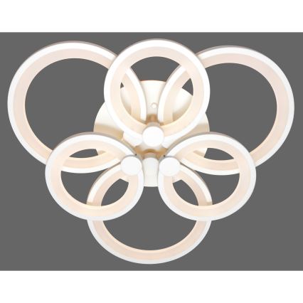 LED Dimmable surface-mounted chandelier SIENA LED/72W/230V white + remote control