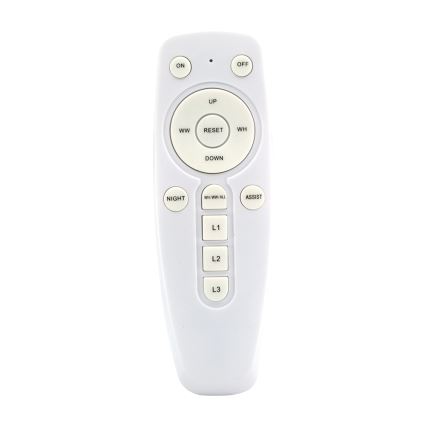 LED Dimmable surface-mounted chandelier SIENA LED/72W/230V white + remote control