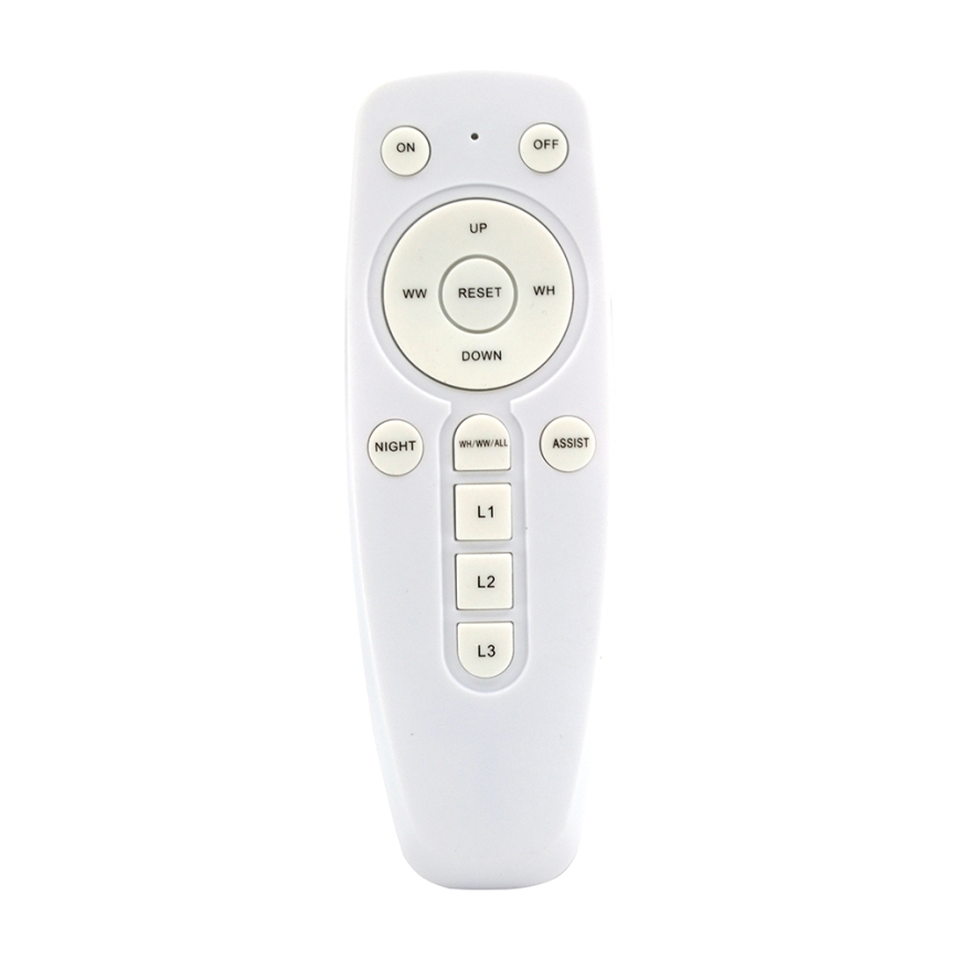 LED Dimmable surface-mounted chandelier SIENA LED/72W/230V white + remote control