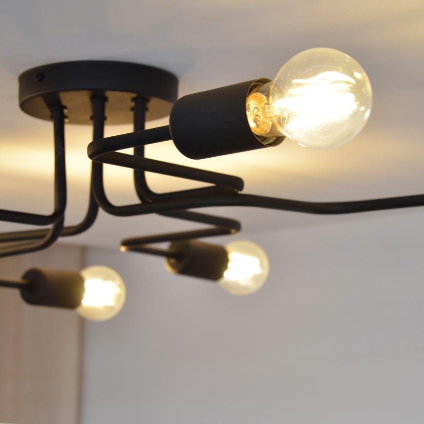 LED Surface-mounted chandelier TUBE 6xE27/15W/230V