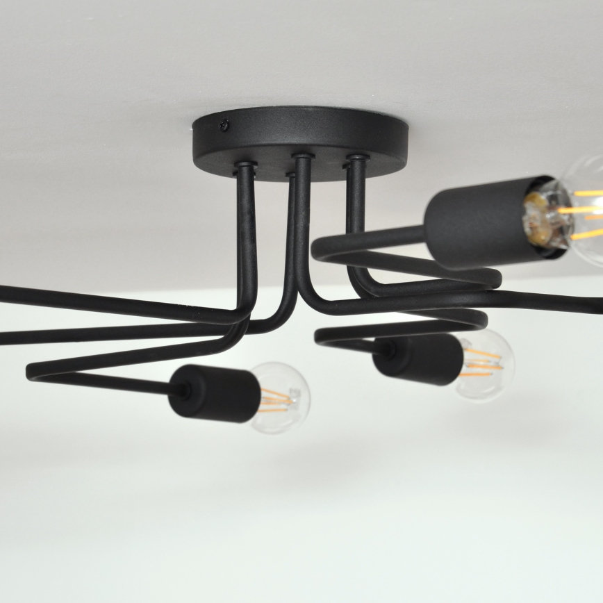 LED Surface-mounted chandelier TUBE 6xE27/15W/230V