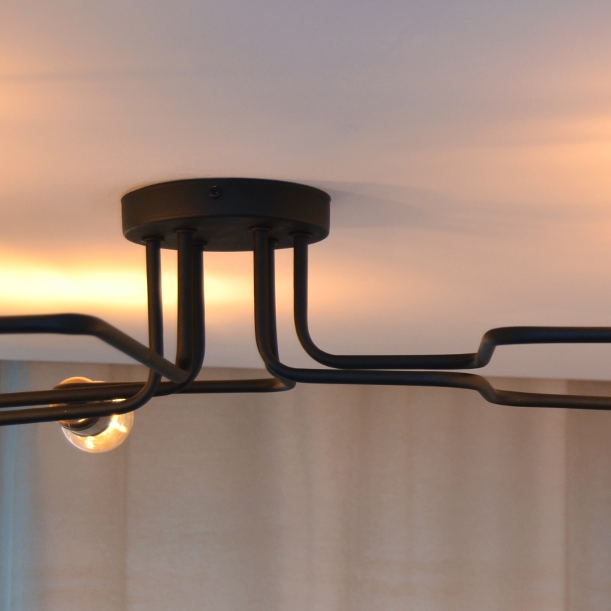 LED Surface-mounted chandelier TUBE 6xE27/15W/230V