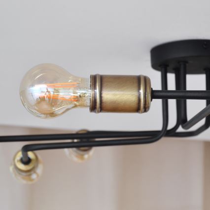 LED Surface-mounted chandelier TUBE 6xE27/15W/230V