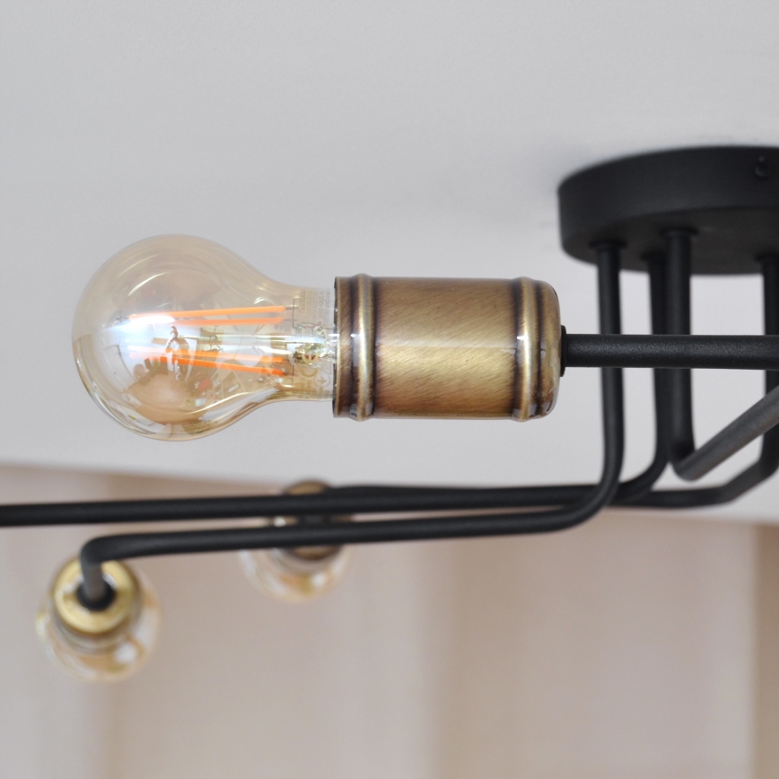 LED Surface-mounted chandelier TUBE 6xE27/15W/230V