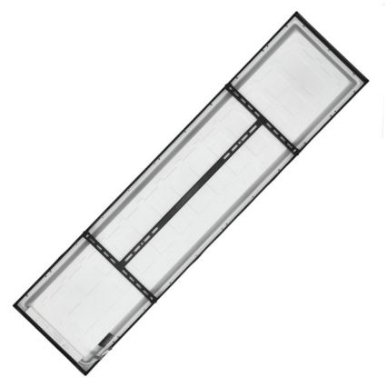 LED Surface-mounted panel BRISBANE LED/36W/230V 4000K 29,5x119 cm black