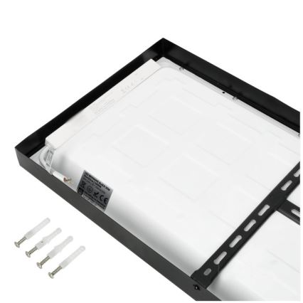 LED Surface-mounted panel BRISBANE LED/36W/230V 4000K 29,5x119 cm black