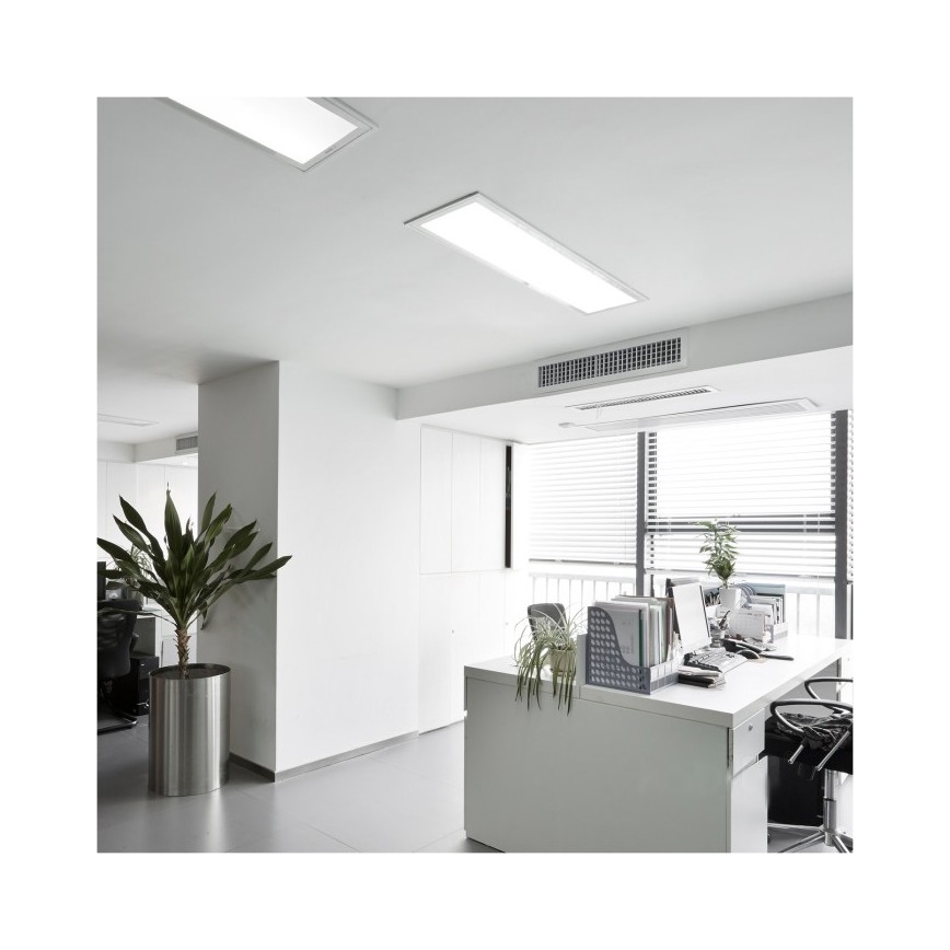 LED Surface-mounted panel BRISBANE LED/36W/230V 4000K 29,5x119 cm white