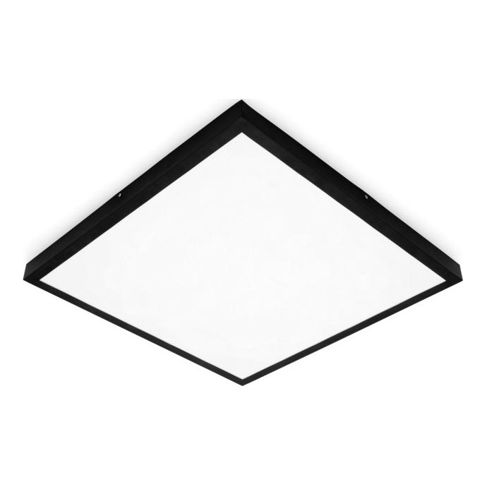 LED Surface-mounted panel BRISBANE LED/36W/230V 4000K 59,5x59,5 cm black