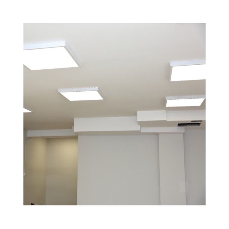 LED Surface-mounted panel BRISBANE LED/36W/230V 4000K 59,5x59,5 cm white