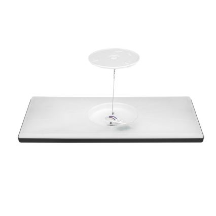 LED Surface-mounted panel NIVERA LED/32W/230V IP54 3000/4000/6000K 29,5x59,5 cm black
