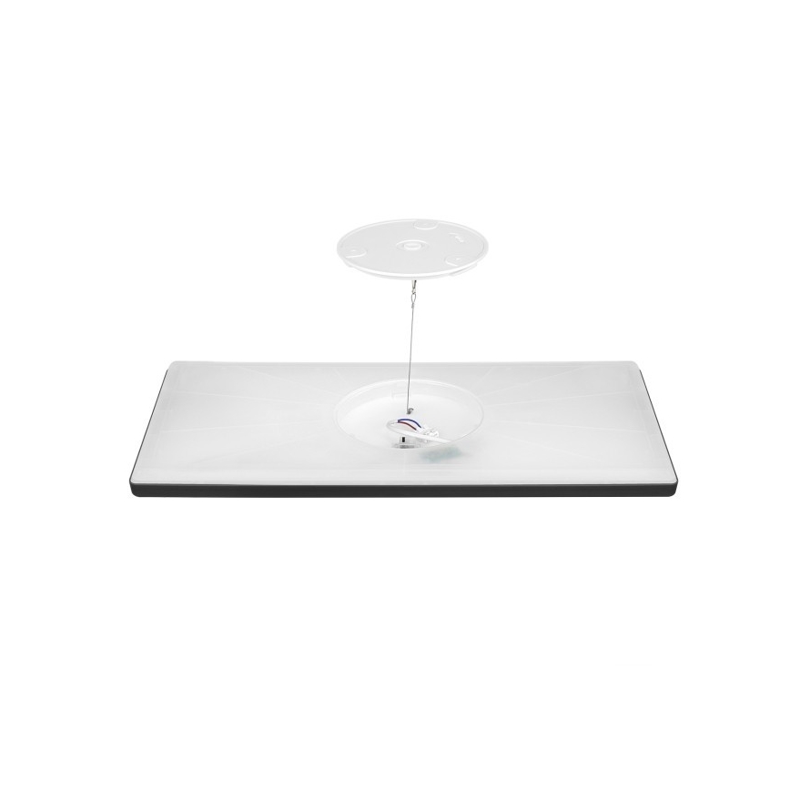 LED Surface-mounted panel NIVERA LED/32W/230V IP54 3000/4000/6000K 29,5x59,5 cm black