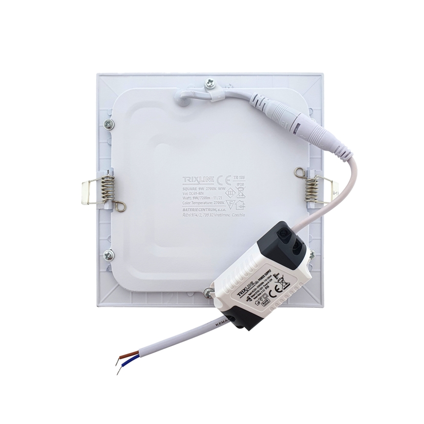 LED Suspended ceiling light SQUARE LED/9W/230V 2700K