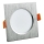 LED suspended ceiling light VENUS LED/7W/230V silver angular